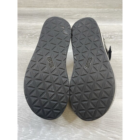 Teva Flatform Universal 1008844  Women's Sandals US 7 Black Candy Striped - Picture 6 of 10